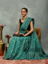 Resham Booti Woven Cotton Blend Saree